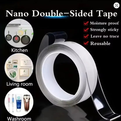 ANEKA - Tape Bening / Transparent Nano Tape Washable And Reusable Double-sided Adhesive