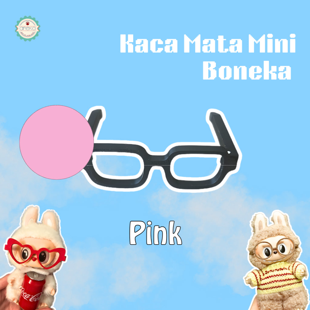 KATALOG - 3D Print Kaca Mata Boneka Unik Lucu / Dolls Glassses / Toy Accessories