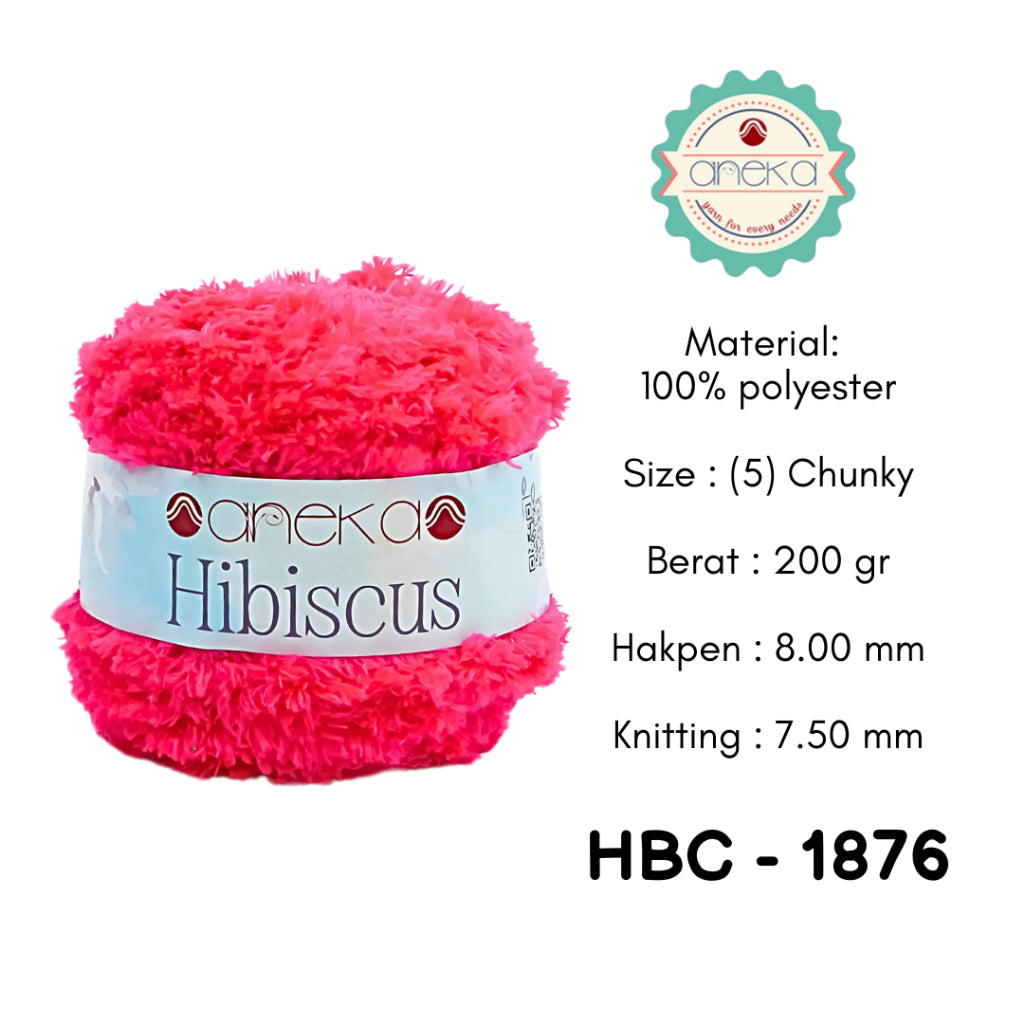 KATALOG - Benang Rajut Hibiscus / Eyelash Coral Mink Feather Crochet Knitting Yarn