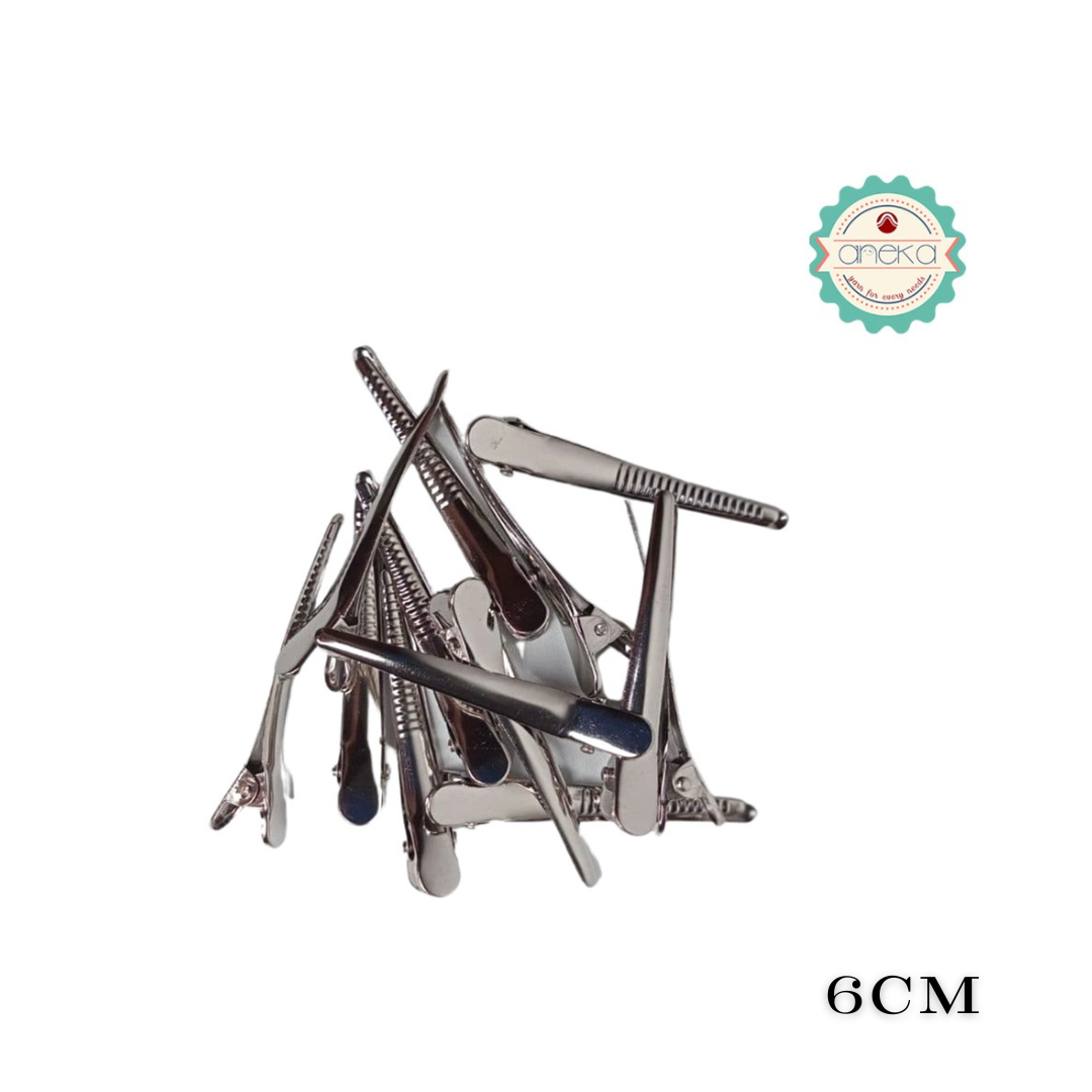 KATALOG - [10PCS] Peniti / Bros Mangkok / Jepit Buaya / Jepit Bebek Ukuran Kecil dan Besar