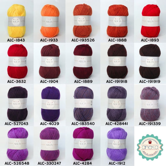 KATALOG - Benang Rajut Wool Alicia / Crochet Knitting Yarn - Part 2