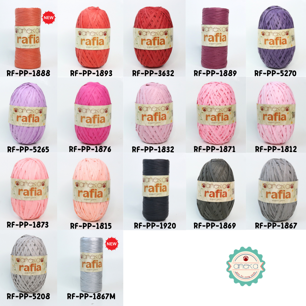 KATALOG - Benang Rajut Rafia / Raffia Paper Yarn