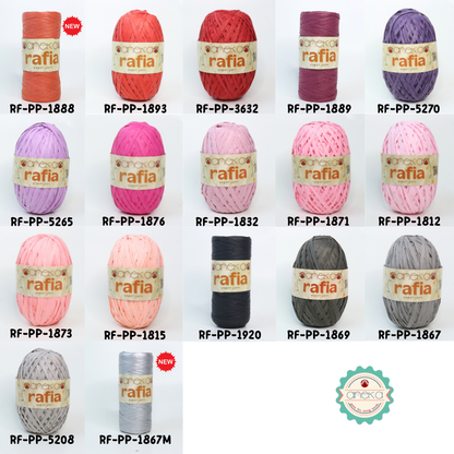KATALOG - Benang Rajut Rafia / Raffia Paper Yarn