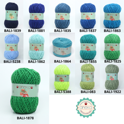 KATALOG -  Benang Rajut Katun Bali ANEKA / Soft Cotton Big Ply made by ANEKABENANG PART 1