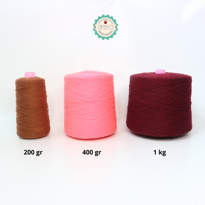 KATALOG -  Benang Rajut Wool Aneka Cones  / Wol / Siet Yarn / Tufting Rug / Karpet - Part 1