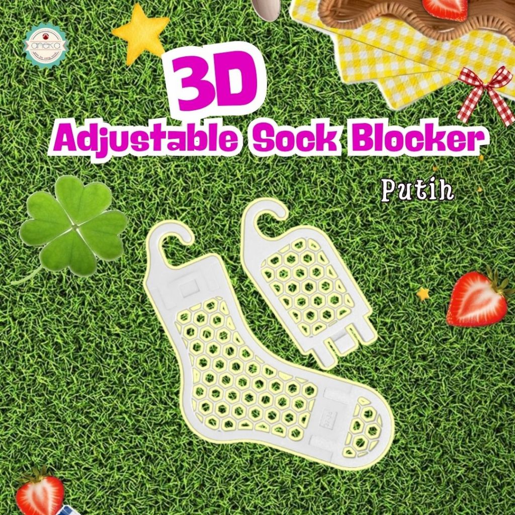 ANEKA - [PRE-ORDER] 3D Print Cetakan Kaos Kaki Rajut / Adjustable Sock Blocker