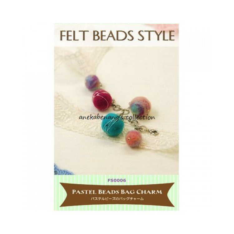 Tulip - Pastel Beads Bag Charm