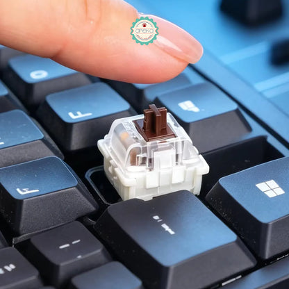 ANEKA - [100 PCS] Clicker Fidget / Mechanical Keyboard Switches DIY / Kliker / Dustproof Shaft Keycap Replacement Parts Gaming Typing