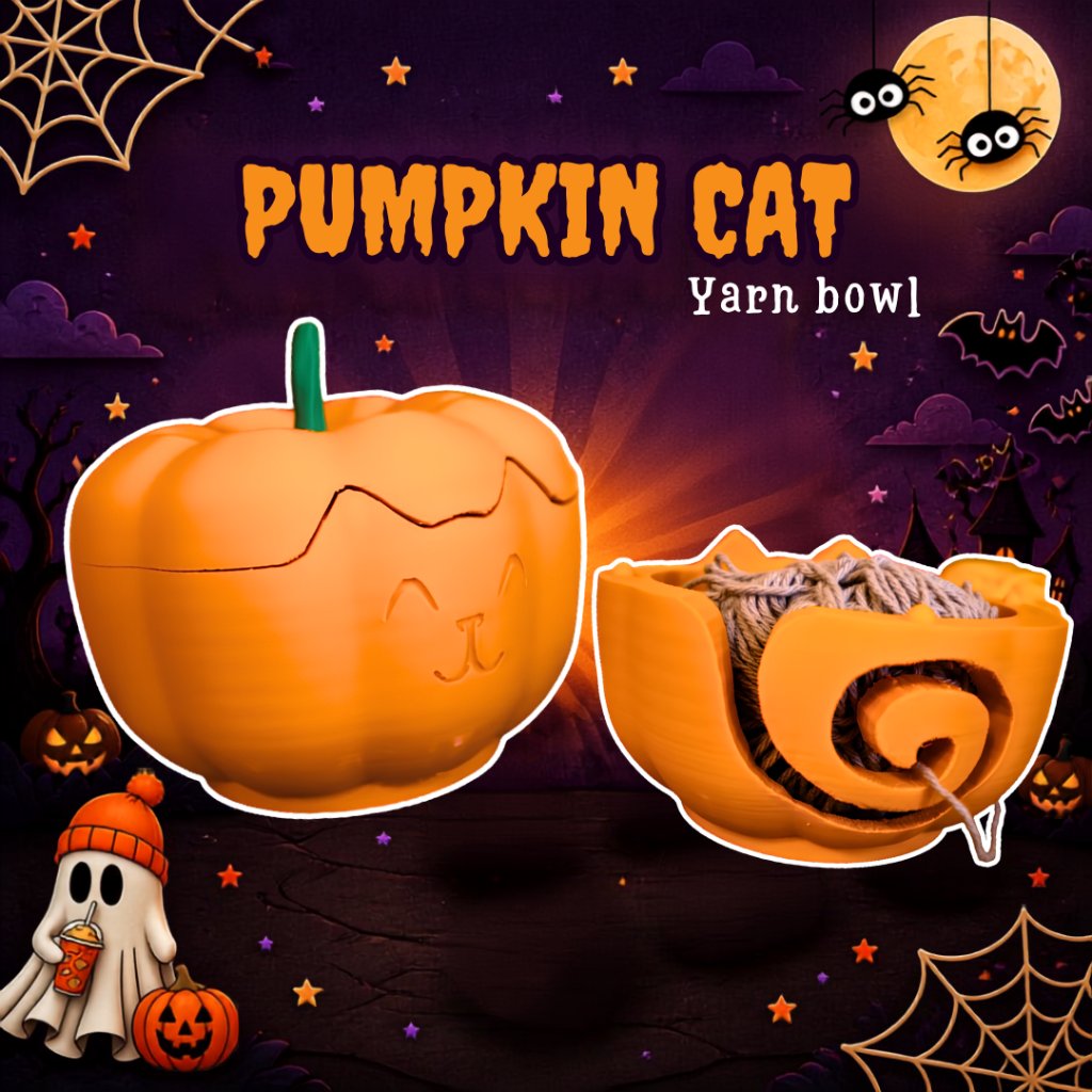 KATALOG - [PRE-ORER] 3D Print Halloween Special Editon / Yarn Bowl / Yarn Spinner