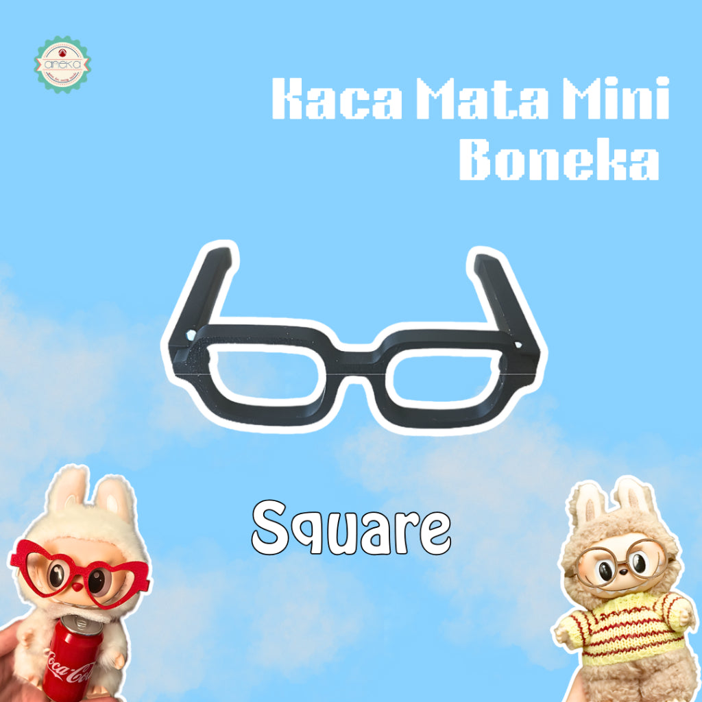 KATALOG - 3D Print Kaca Mata Boneka Unik Lucu / Dolls Glassses / Toy Accessories