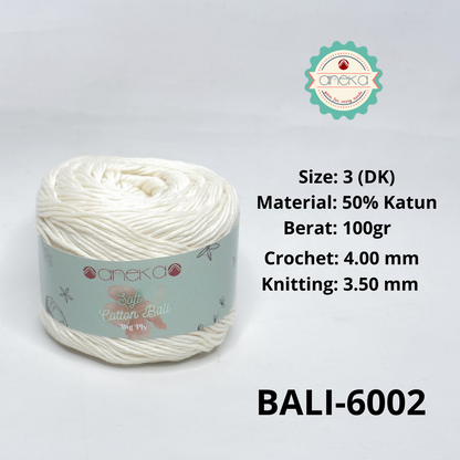 KATALOG -  Benang Rajut Katun Bali ANEKA / Soft Cotton Big Ply made by ANEKABENANG PART 1