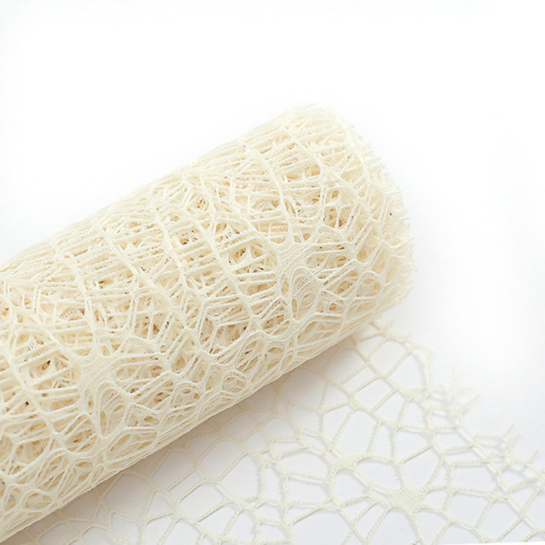 AnekaBenang - [ Sheet ] Flower Bouquet Cellophane Paper [ Spider Net ] Flower Wrapping Paper Celophane