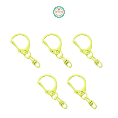 ANEKA - [5PCS] Kait Carabiner Bentuk C / Clasp Buckle Keychain Hook Premium