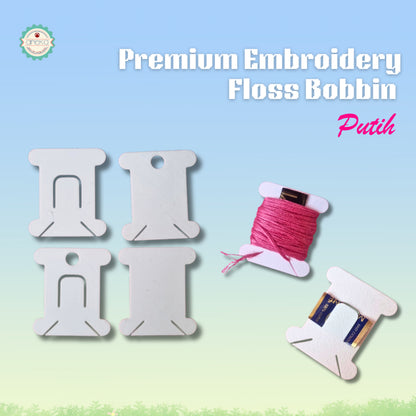 ANEKA - [10PCS] 3D Print Bobbin Card / Papan Benang Jahit Rajut