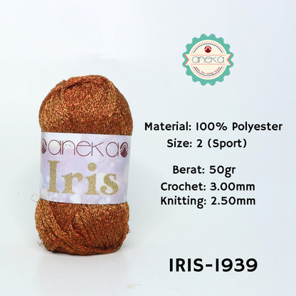 KATALOG - Benang Rajut Iris Glitter / Crochet Knitting Yarn