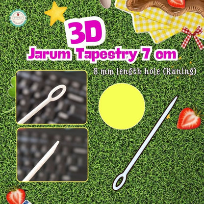 ANEKA - [5 PCS] 3D Print Jarum Tapestry 7 CM / Wool Needle