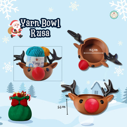 KATALOG- [PRE-ORDER] 3D Print Special Christmas Edition / Aksesoris Peralatan Rajut Knitting Natal DIY