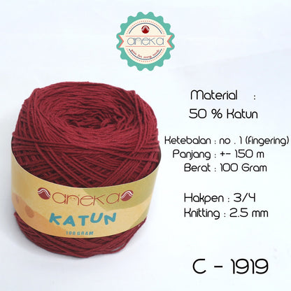 KATALOG - Benang Rajut Katun Polos Part 2