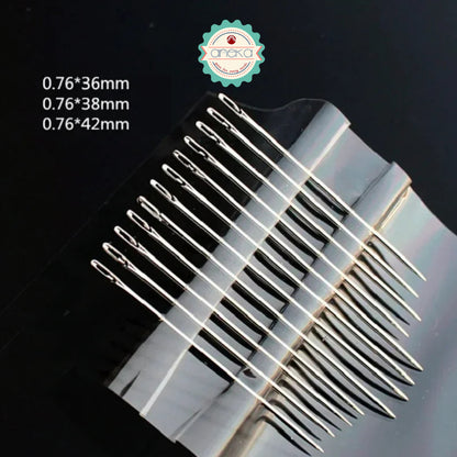 ANEKA - [12 PCS] Jarum Jahit Slide / Assorted Self-Threading Needles