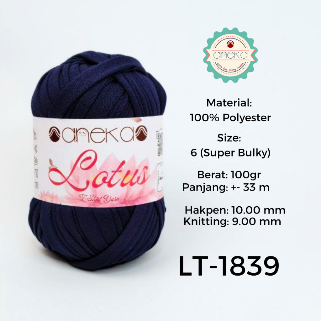 KATALOG - Benang Rajut Lotus / TShirt / Kaos Yarn Part 1