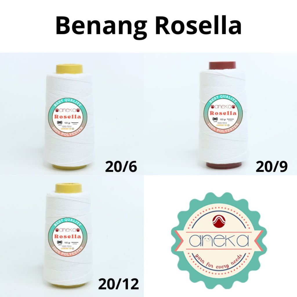 KATALOG - Benang Rajut Rosella / Taplak / Jala Yarn