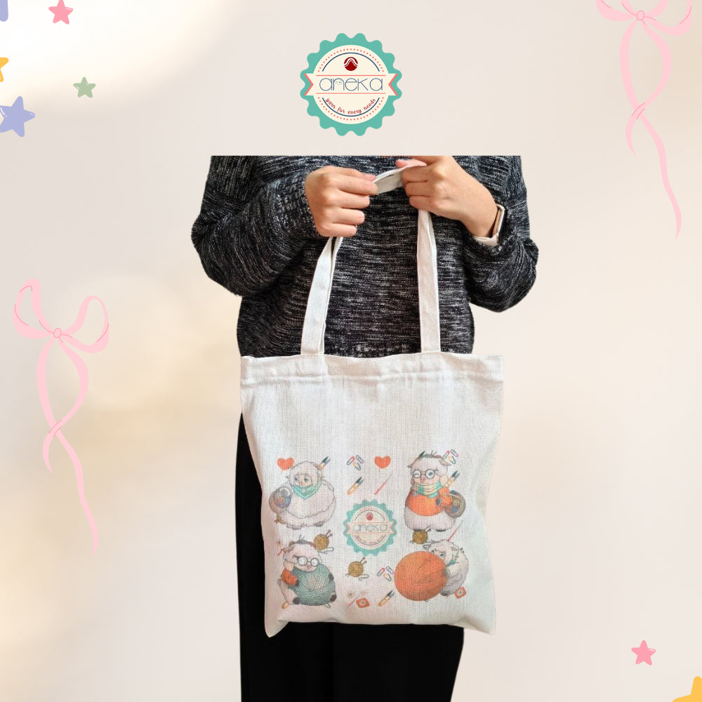 ANEKA - Totebag Serbaguna/ Ritsleting / Merchandise