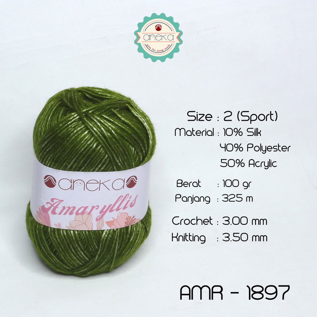 KATALOG - Amaryllis Yarn / Benang Rajut Amaryllis / Amarilis Silk Cotton