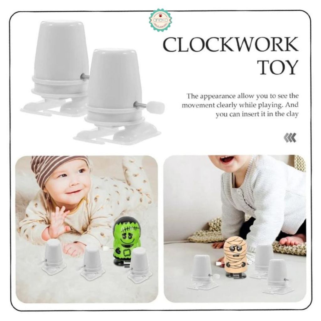 AnekaBenang - Base Mainan Kaki Penggerak Boneka Aksesoris DIY / Walking Tools For Toys / Clock Work