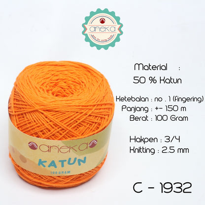 KATALOG - Benang Rajut Katun Polos Part 2