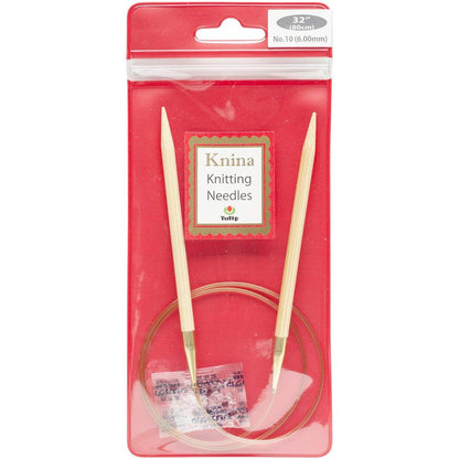 CIRCULAR Breien (Alat Rajut) Knitting Needles TULIP Knina 100cm, 80cm, 60cm, 40cm (3.00mm-6.00mm)