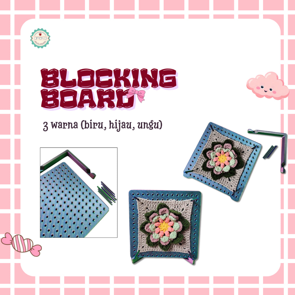 KATALOG - [PRE-ORDER] 3D Print Peralatan Rajut / Kerajinan / Yarn Spinner / Blocking Board / Crafting Tools DIY