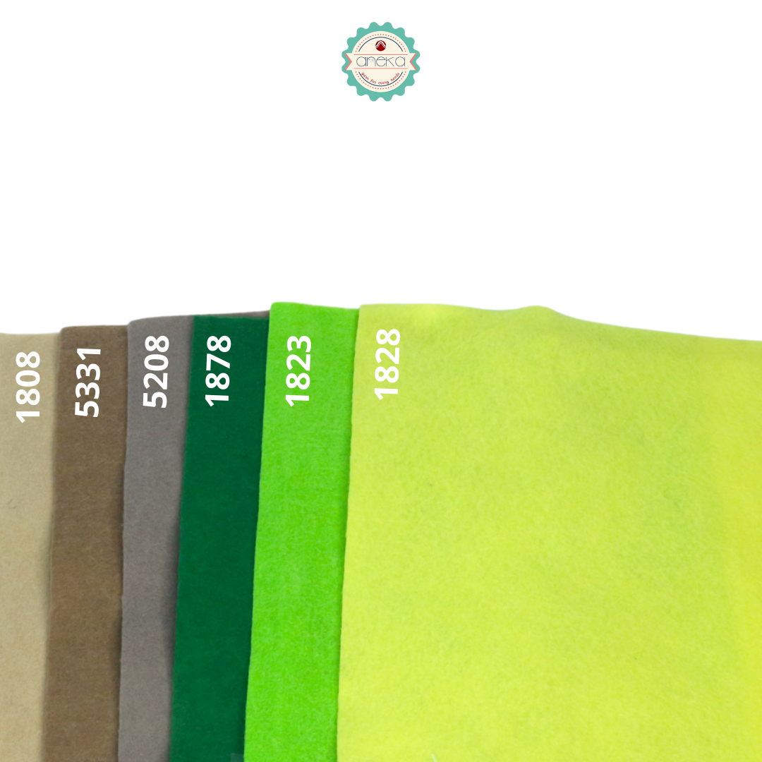 KATALOG - [Lembaran] Kain Felt Polyester Import / Laken / Flanel Fabric High Quality