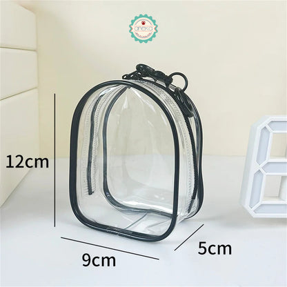 KATALOG - Pouch Transparent PVC with Hook / Tas Boneka Bening Transparant Serbaguna
