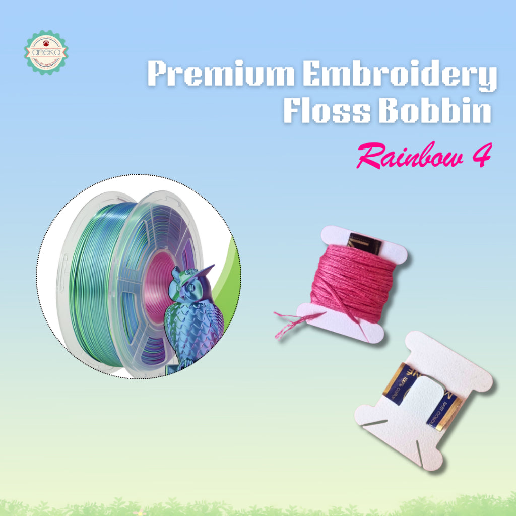 ANEKA - [10PCS] 3D Print Bobbin Card / Papan Benang Jahit Rajut