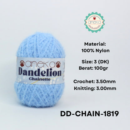 KATALOG - Benang Rajut Knitting Dandelion Chainette / Crochet Yarn Nylon / Nilon