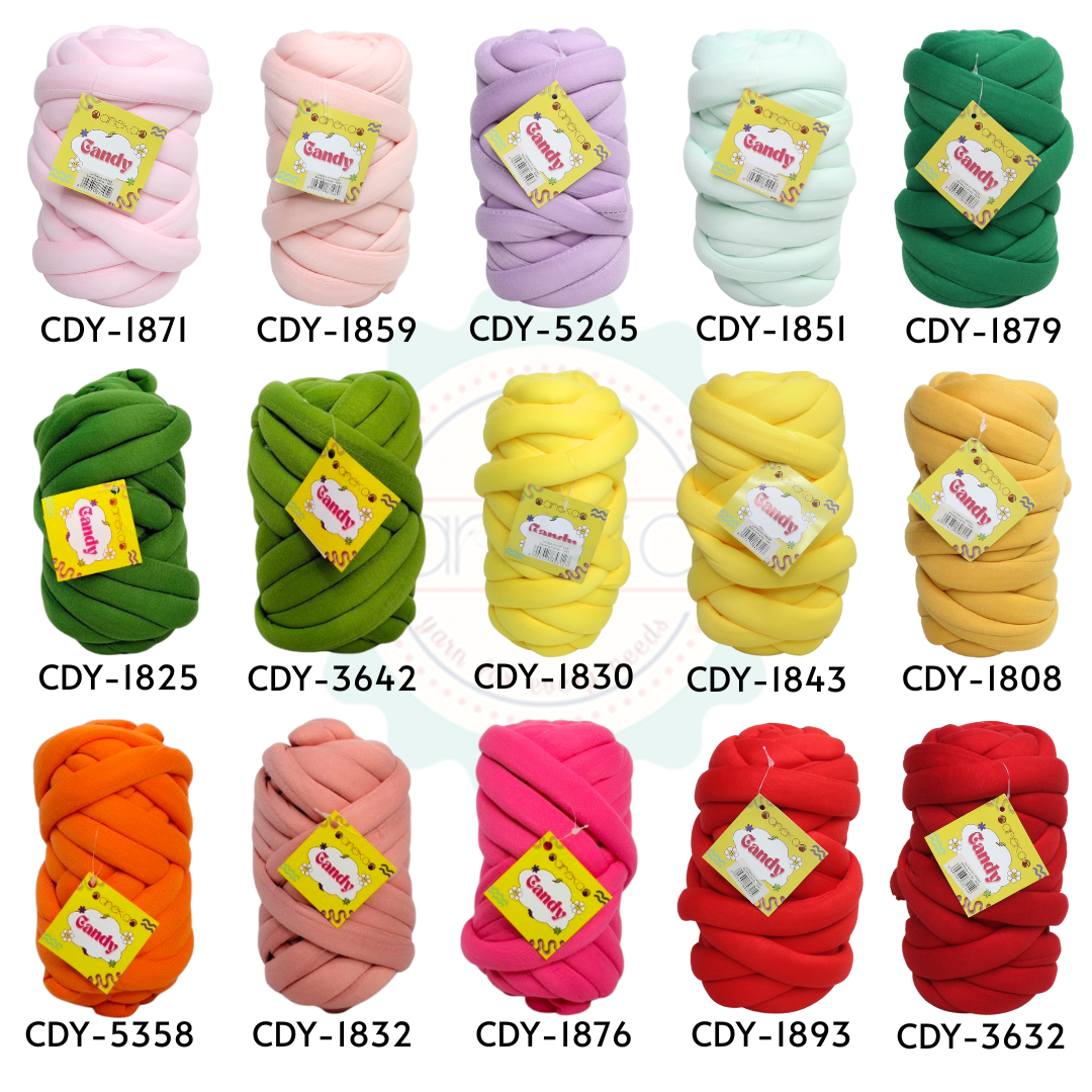 KATALOG - Benang Rajut Candy / Chunky Yarn