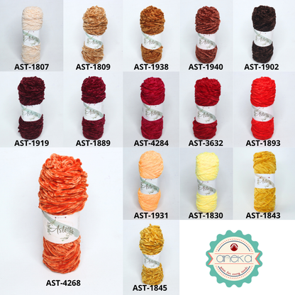 CATALOG - Aster Bludru Knitting Yarn / Velvet Knitting Yarn PART 1