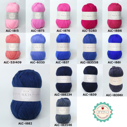 KATALOG - Benang Rajut Wool Alicia / Crochet Knitting Yarn - Part 1