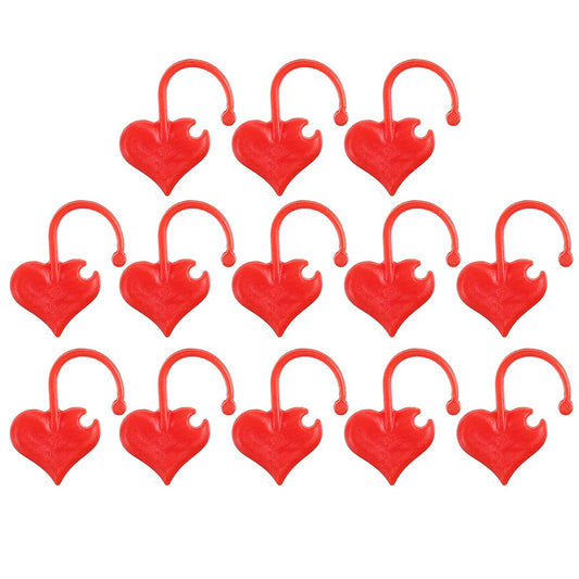 ANEKA - Locking Stitch Marker Heart / Penanda Rajut Bentuk HAti - SET