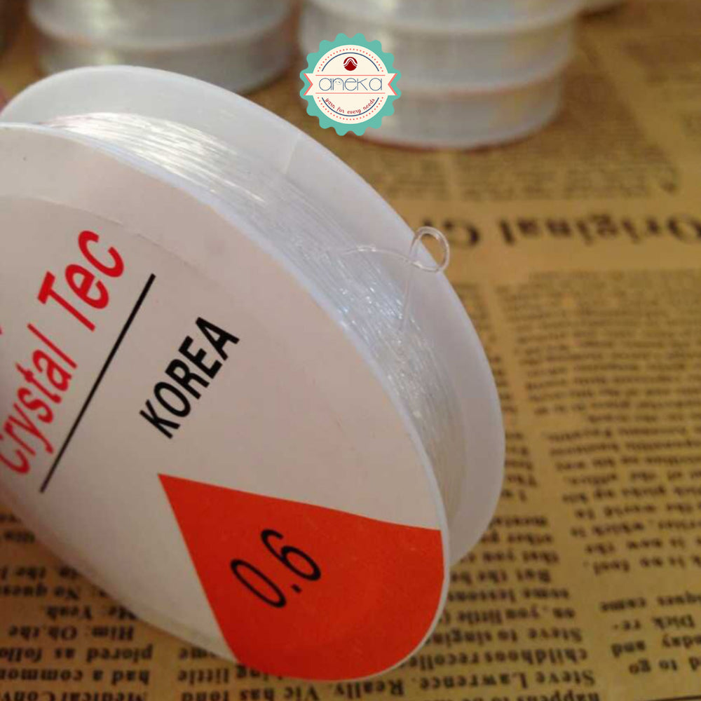 KATALOG - [SLOP - REJECT] Senar Elastis / Tali Karet Transparan / Crystal Tec