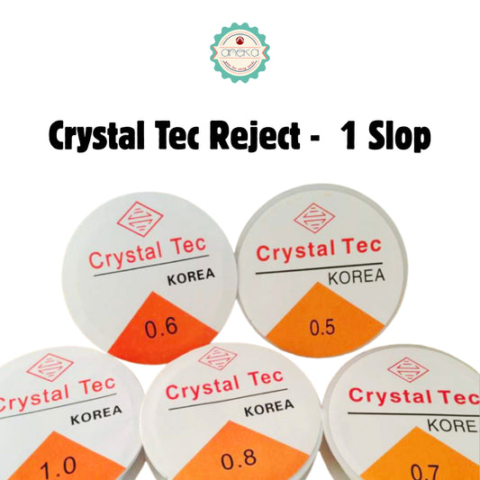 KATALOG - [SLOP - REJECT] Senar Elastis / Tali Karet Transparan / Crystal Tec