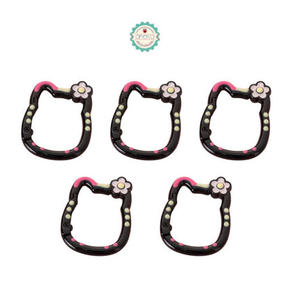 ANEKA - [5PCS] Kait Carabiner Hello Kitty Warna / Keychain Hook Premium