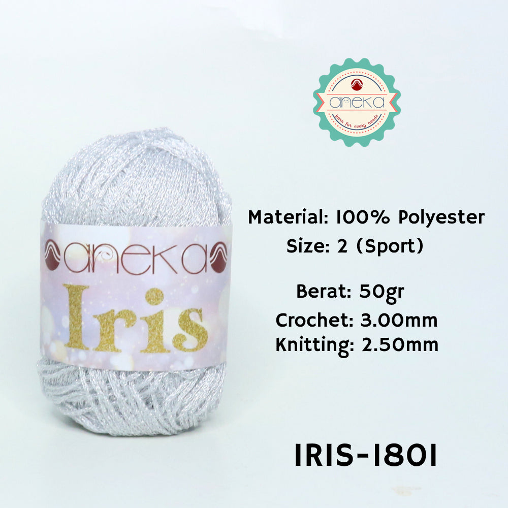 KATALOG - Benang Rajut Iris Glitter / Crochet Knitting Yarn