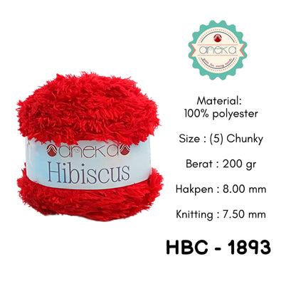 KATALOG - Benang Rajut Hibiscus / Eyelash Coral Mink Feather Crochet Knitting Yarn