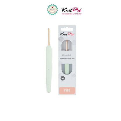 KNITPRO - Vybe Single Ended Crochet Hooks / Alat Rajut Hakpen
