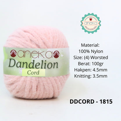 KATALOG - Benang Rajut Dandelion Cord / Crochet Knitting Cord Yarn