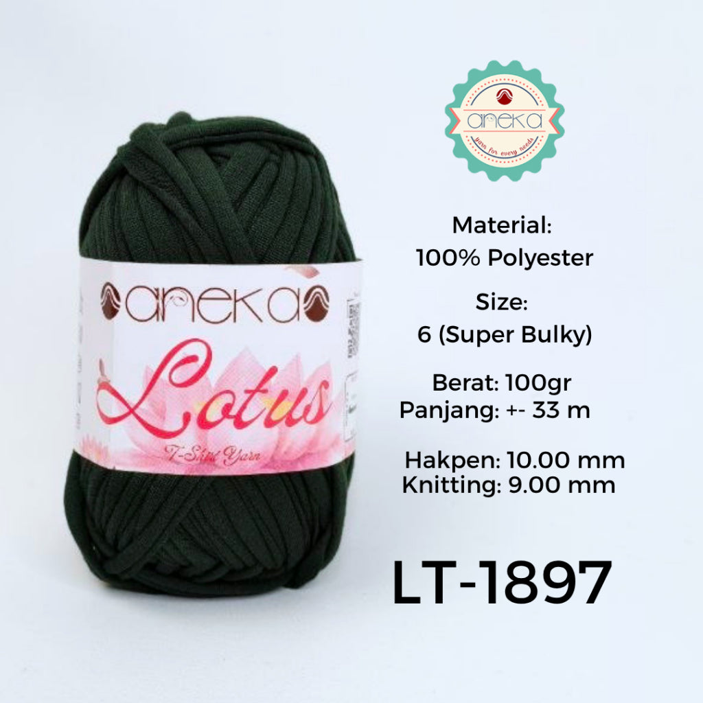 KATALOG - Benang Rajut Lotus / TShirt / Kaos Yarn Part 1