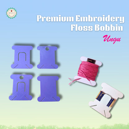 ANEKA - [10PCS] 3D Print Bobbin Card / Papan Benang Jahit Rajut