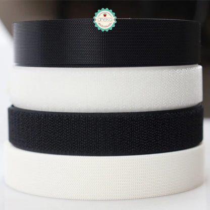 KATALOG - [1 METER] Perekat Velcro Hook and Loop / Perepet / Magic Tape Sticky Strips Reusable Fastener Roll Strips Sewing