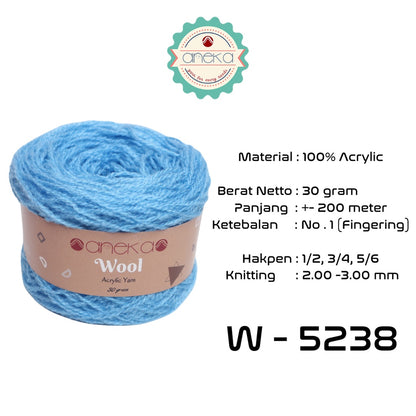 KATALOG - Benang Rajut Wool / Wol / Siet Yarn 30 dan 50 gram - 3